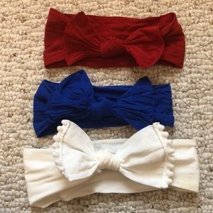 🎀 Baby Bling Nylon Baby Bows 🎀